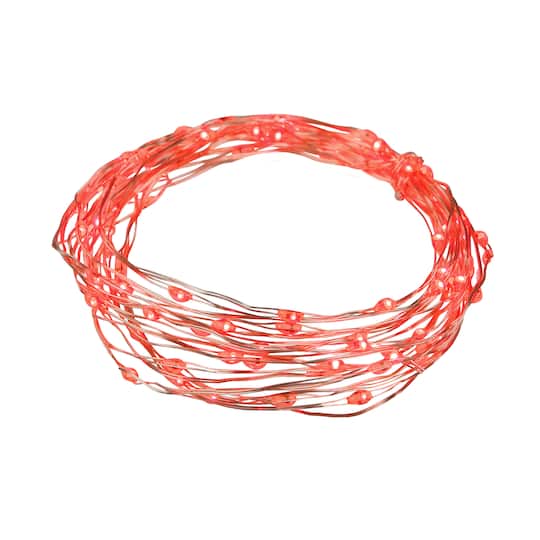 100ct. Red LED Micro Fairy String Lights with Copper Wire By Northlight | 16 ft | Michaels®